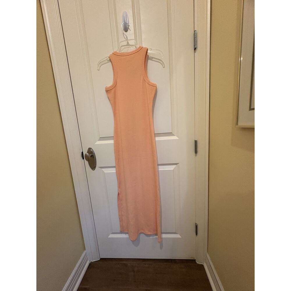MABLE FRANKIE RACER BACK KNIT MIDI DRESS NEW Orange Small - Picture 5 of 5